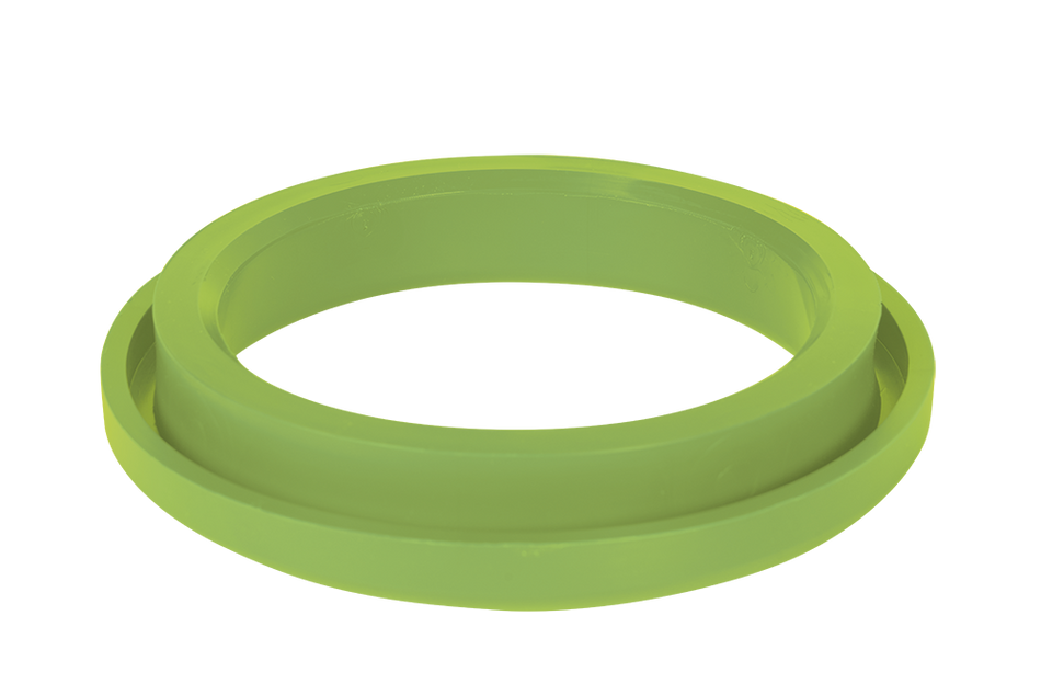 Green ring for waste chutes