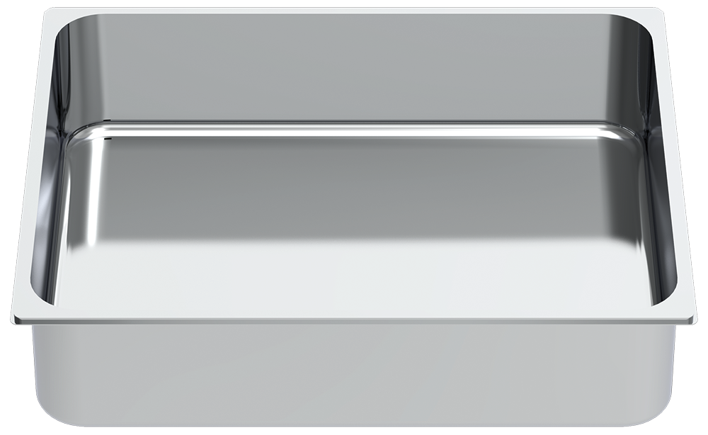 Bac gastro inox 2/1 (650x530 mm)