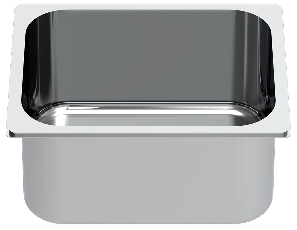 Bac gastro inox 1/2 (325x265 mm)