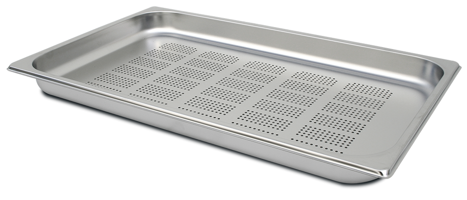 Bac gastro inox perforé 1/1 (530x325 mm)