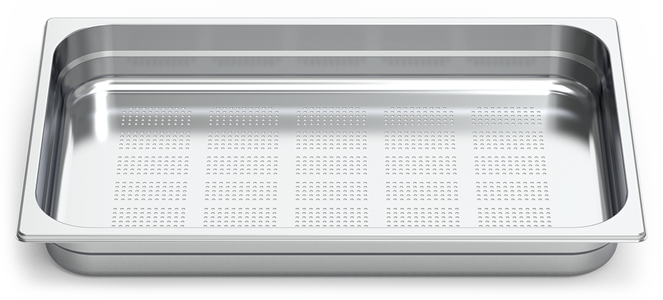 Bac gastro inox perforé 1/1 (530x325 mm)