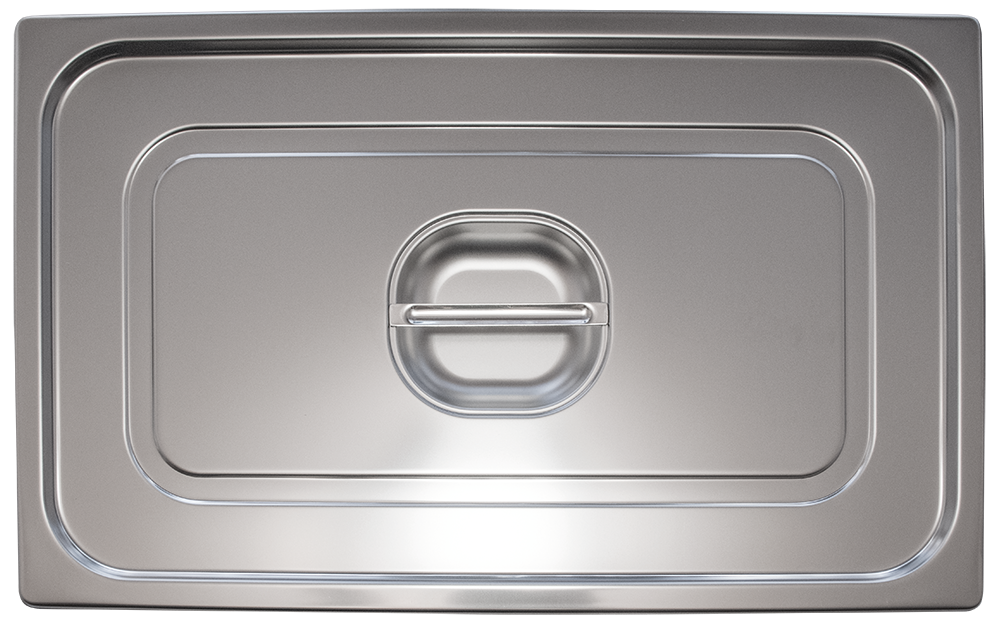 Couvercle inox pour bac gastronorme 1/1