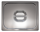 Coperchio in acciaio inox per vasca gastronorm 1/2
