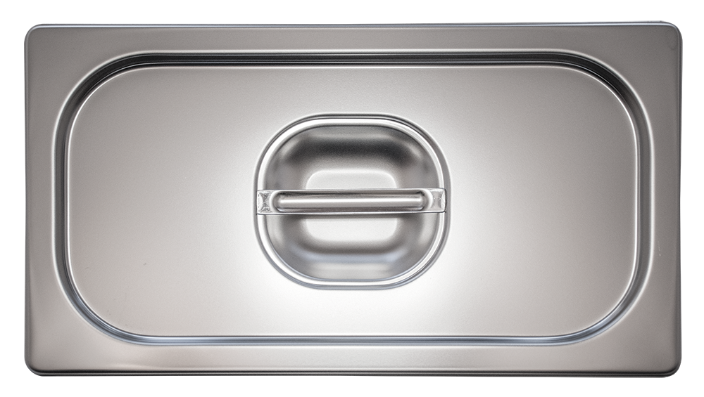 Couvercle inox pour bac gastronorme 1/3