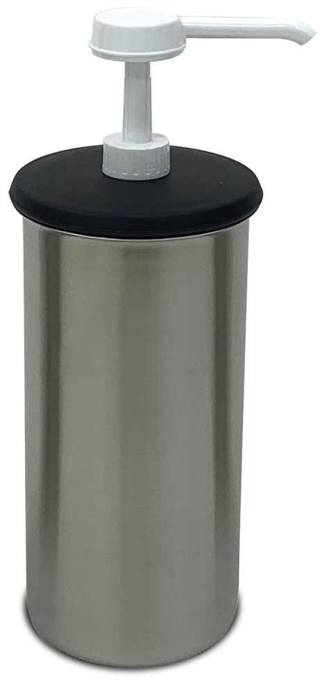 Doseur de sauces et récipient inoxydable (blanc)