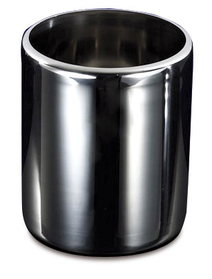 Bac inox cylindrique à crème glacée