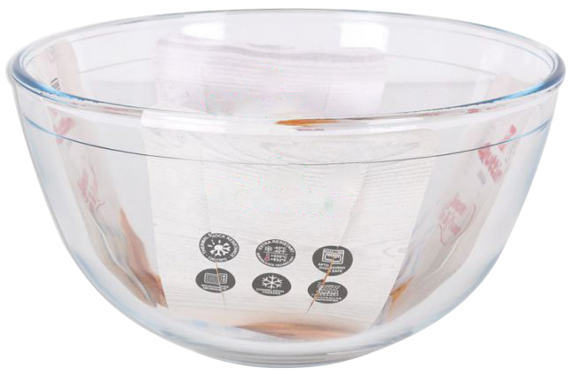 2.5 L glass mixing bowl