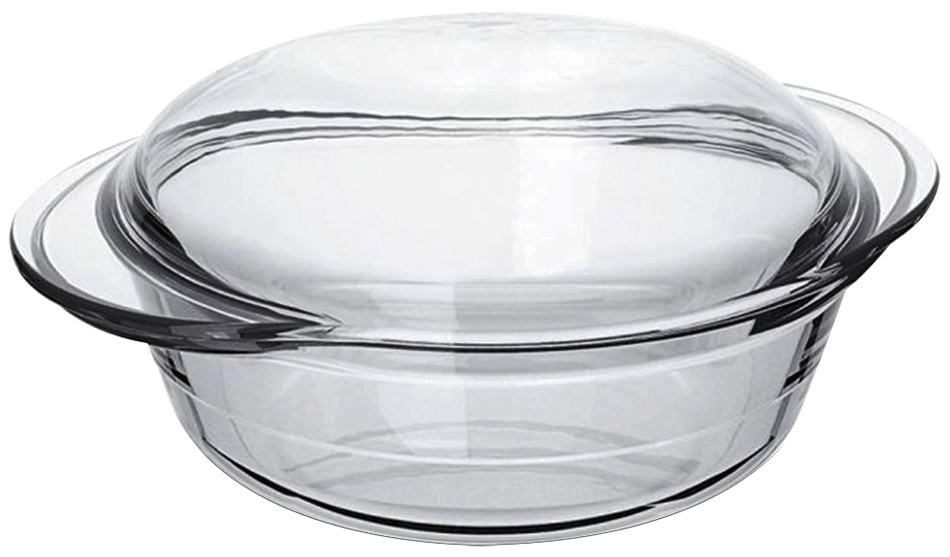 Oval glass casserole dish, 2.3 L