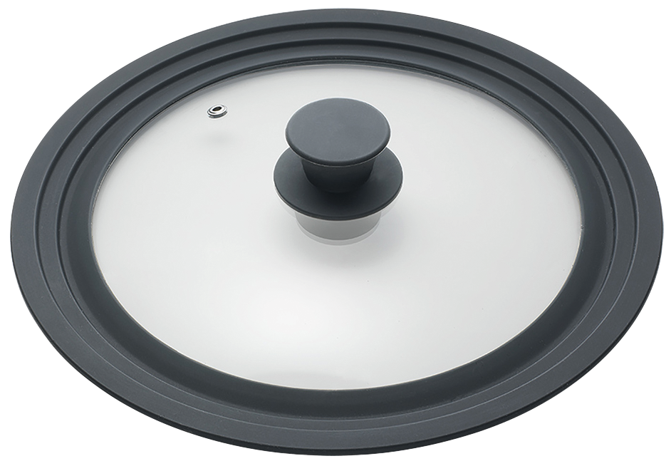 Universal glass/silicone lid ø280 mm.